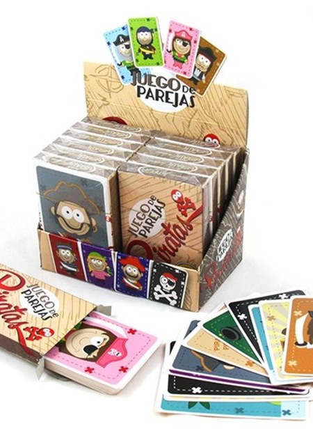 BARAJA PIRATAS -JUEGO PAREJAS