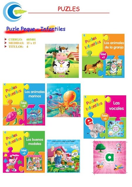 PUZLE PEQUE - INFANTILES