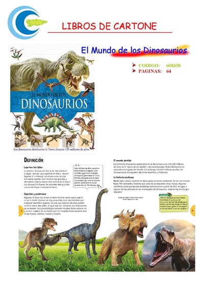 EL MUNDO DE LOS DINOSAURIOS