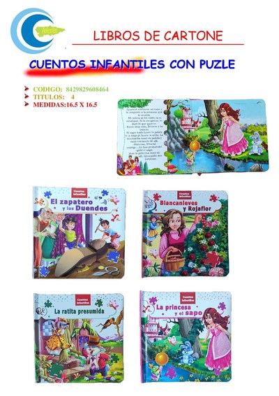 CUENTOS INFANTILES CON PUZLE