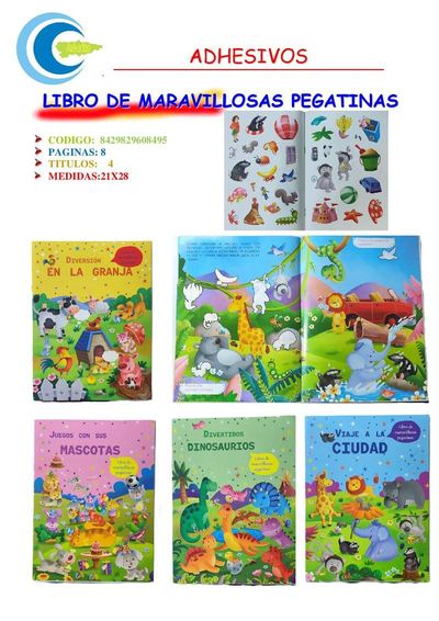 LIBRO DE MARAVILLOSAS PEGATINAS