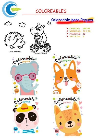 COLOREABLE PARA PEQUES