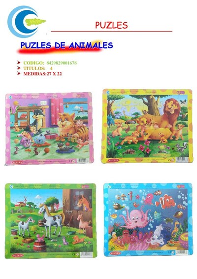 PUZLES DE ANIMALES 