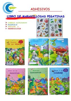 LIBRO DE MARAVILLOSAS PEGATINAS
